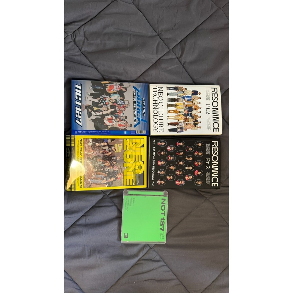 NCT / NCT 127 Album Lot – Neo Zone, Resonance Pt. 2, Sticker, & 2 Baddies Opened